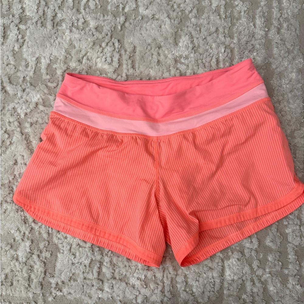 Women's Coral Athletic Shorts
